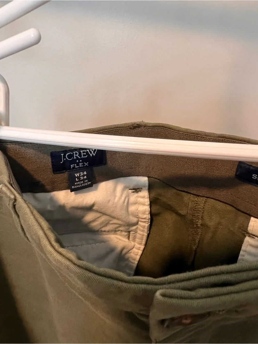 J. Crew Olive Chino Pants
